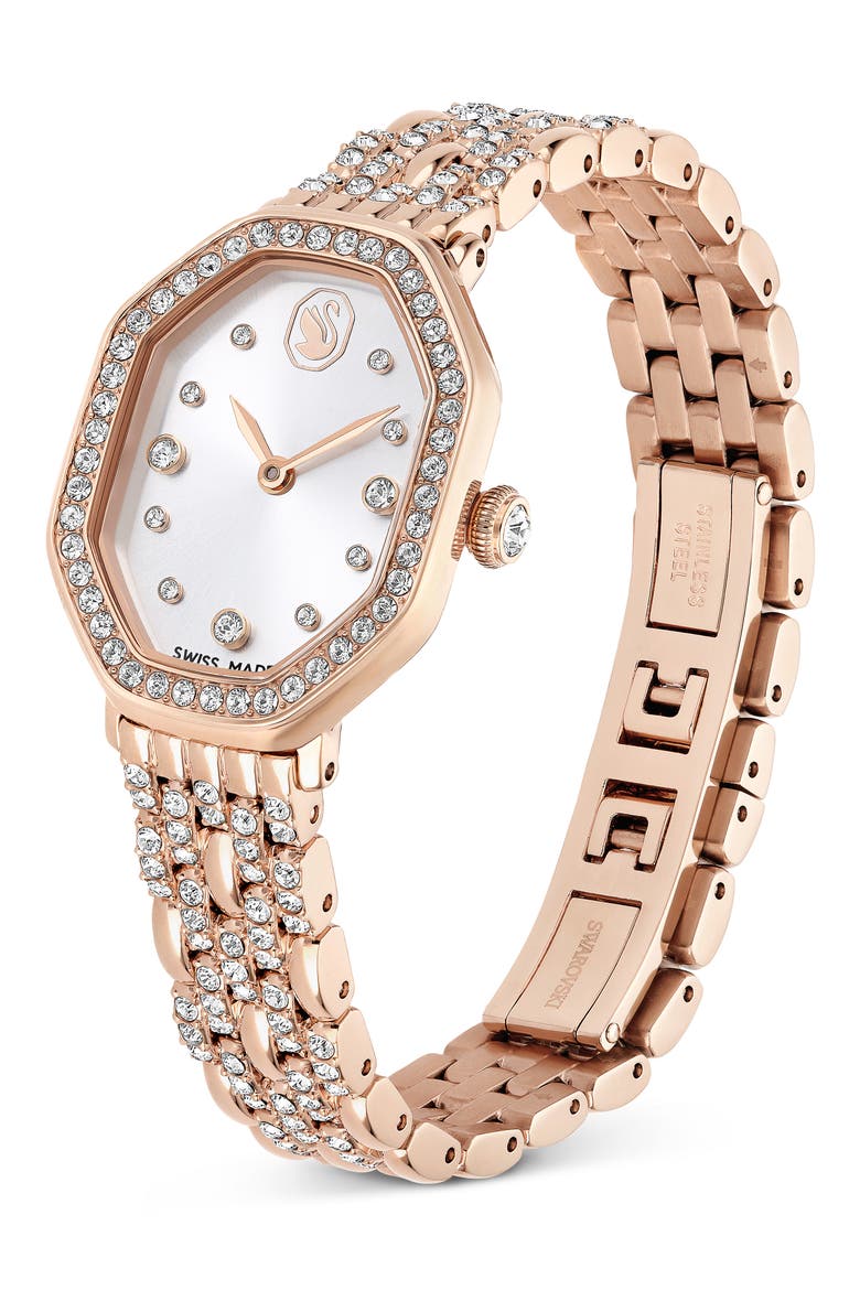 Dextera Bracelet Watch, 32mm x 23mm, Alternate, color, GOLD