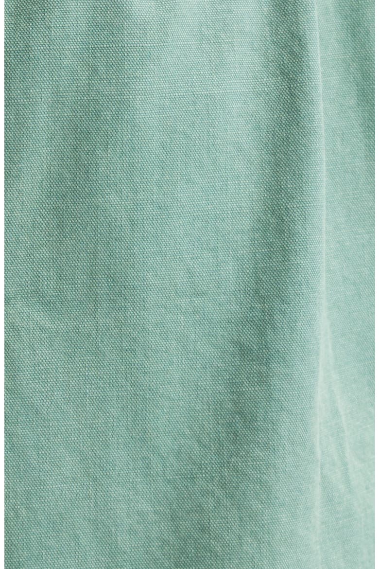 Corfu Cotton Canvas Belted Trench Coat, Alternate, color, SAGE GREEN