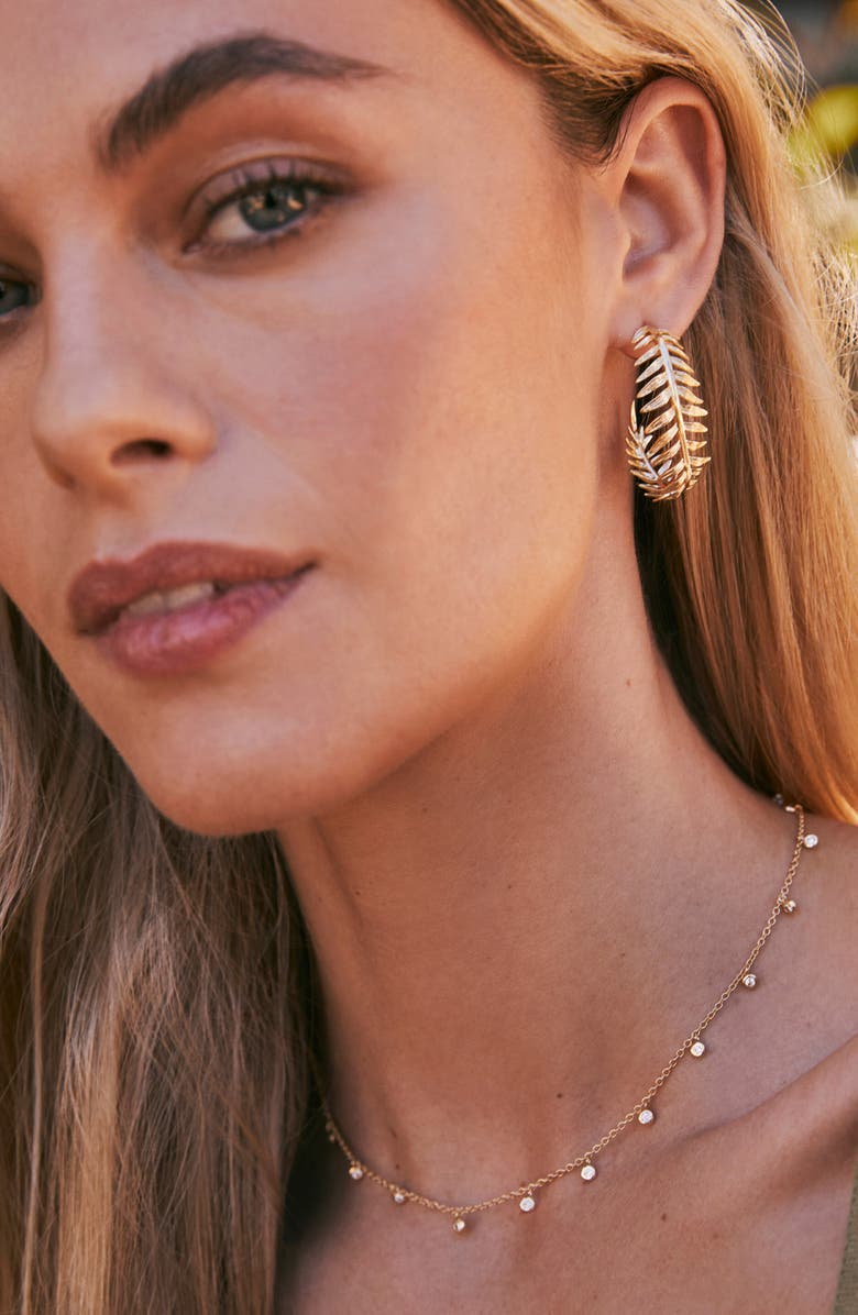 Kendra Scott Kayla Hoop Earrings, Alternate, color, Gold