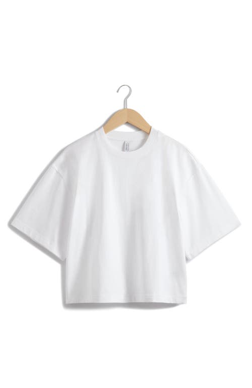 & Other Stories Boxy Cotton T-Shirt in White Light  product