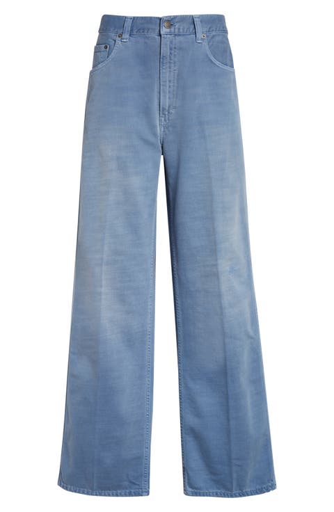 Winona Bull 44 Distressed Wide Leg Jeans