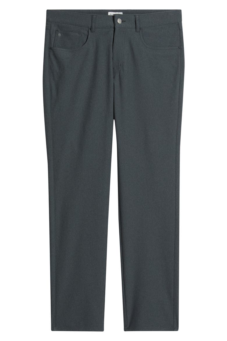 Brevard Performance Flannel Five-Pocket Pants, Main, color, IRIDIUM