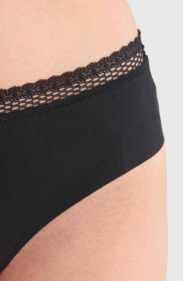 Chantelle Lingerie Cozy Chic Bikini, Alternate, color, Black