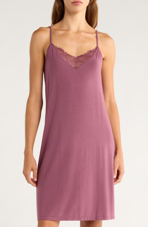 Nordstrom Moonlight Eco Lace Tim Chemise In Pink