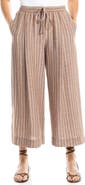 MAX STUDIO Striped Wide Leg Gaucho Pants