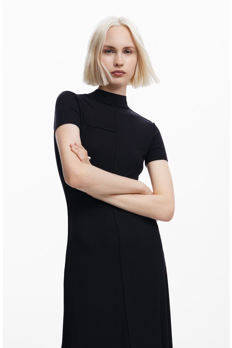 Cincinnati Stretch Dress, Alternate, color, BLACK