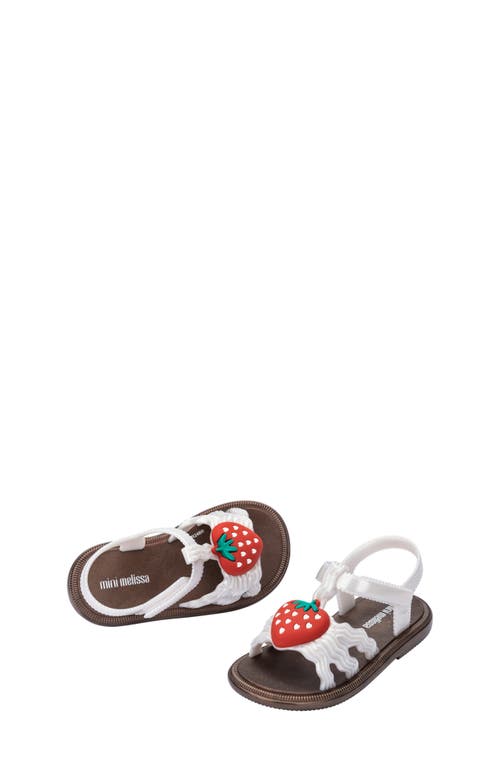 Mini Melissa Girls' Hip Sandals - Toddler, Little Kid In Bronze/pearl White