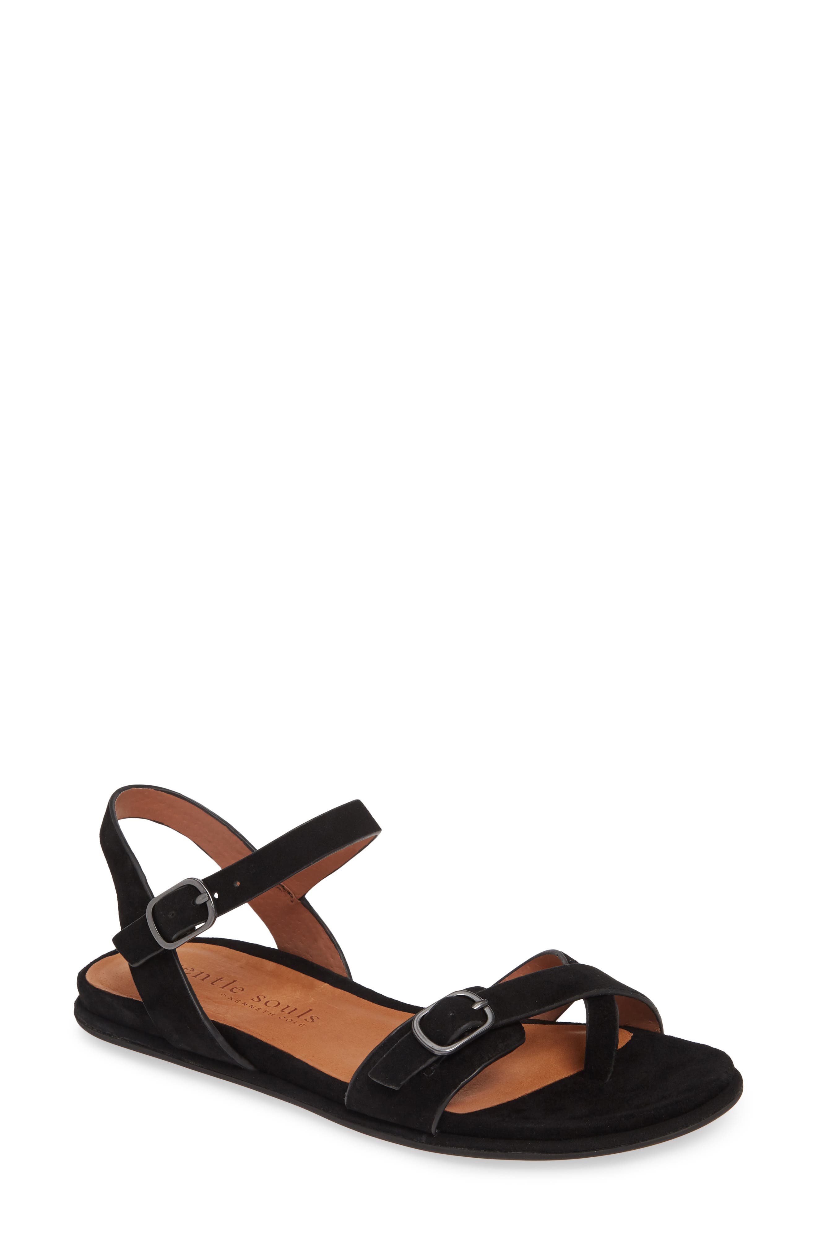 Gentle Souls by Kenneth Cole Lark Strappy Flat Sandal, Main, color, 
