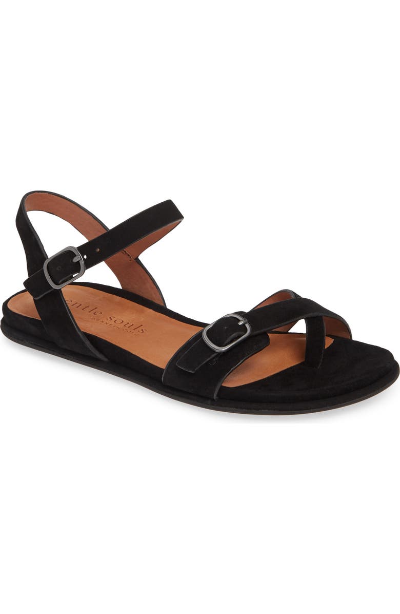 Gentle Souls by Kenneth Cole Lark Strappy Flat Sandal, Main, color,