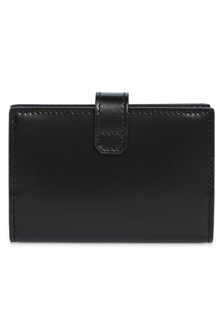 4G Box Leather Card Holder, Alternate, color, BLACK