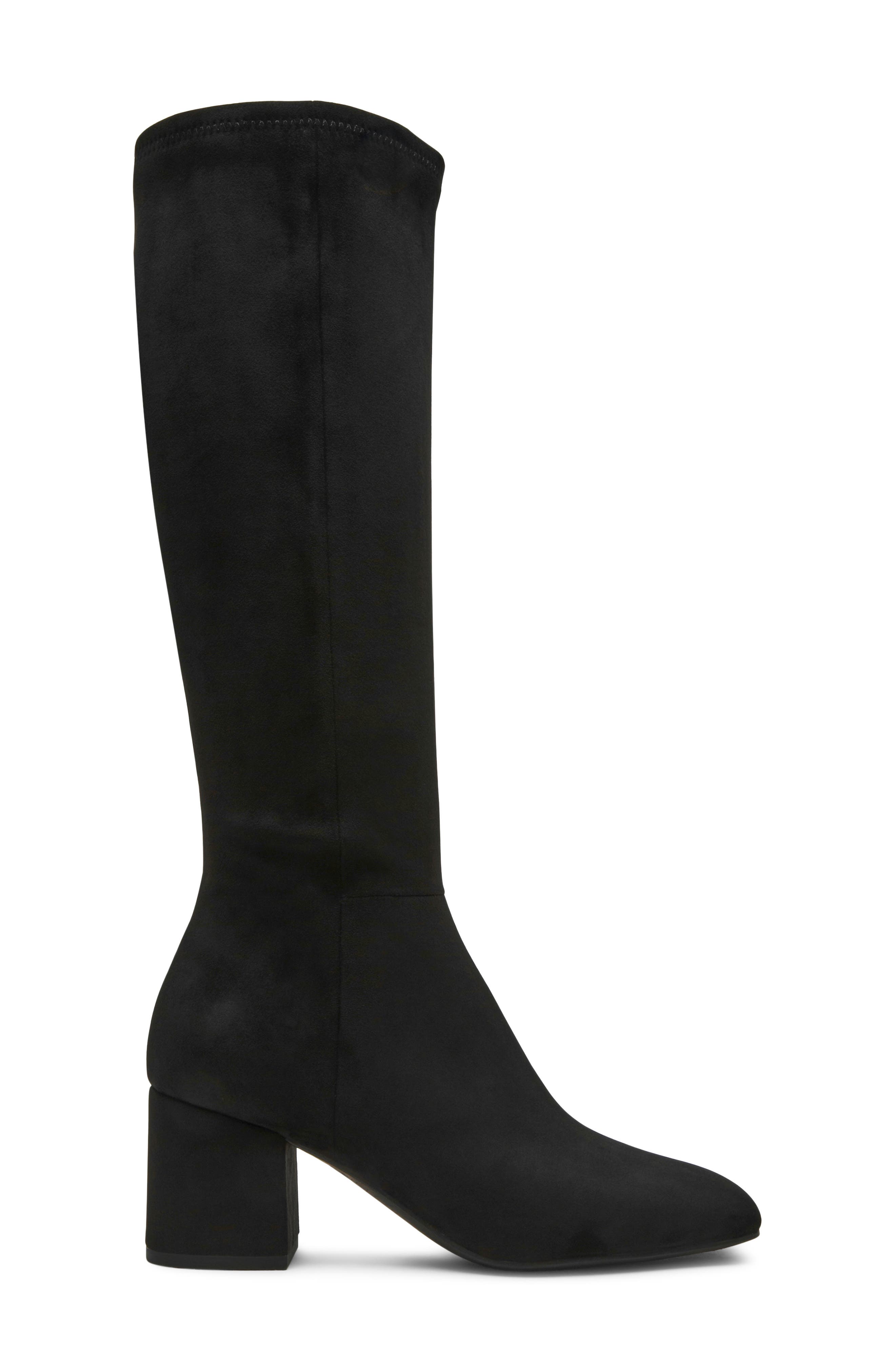 Oliviaa Knee High Boot, Alternate, color, BLACK MICROSUEDE