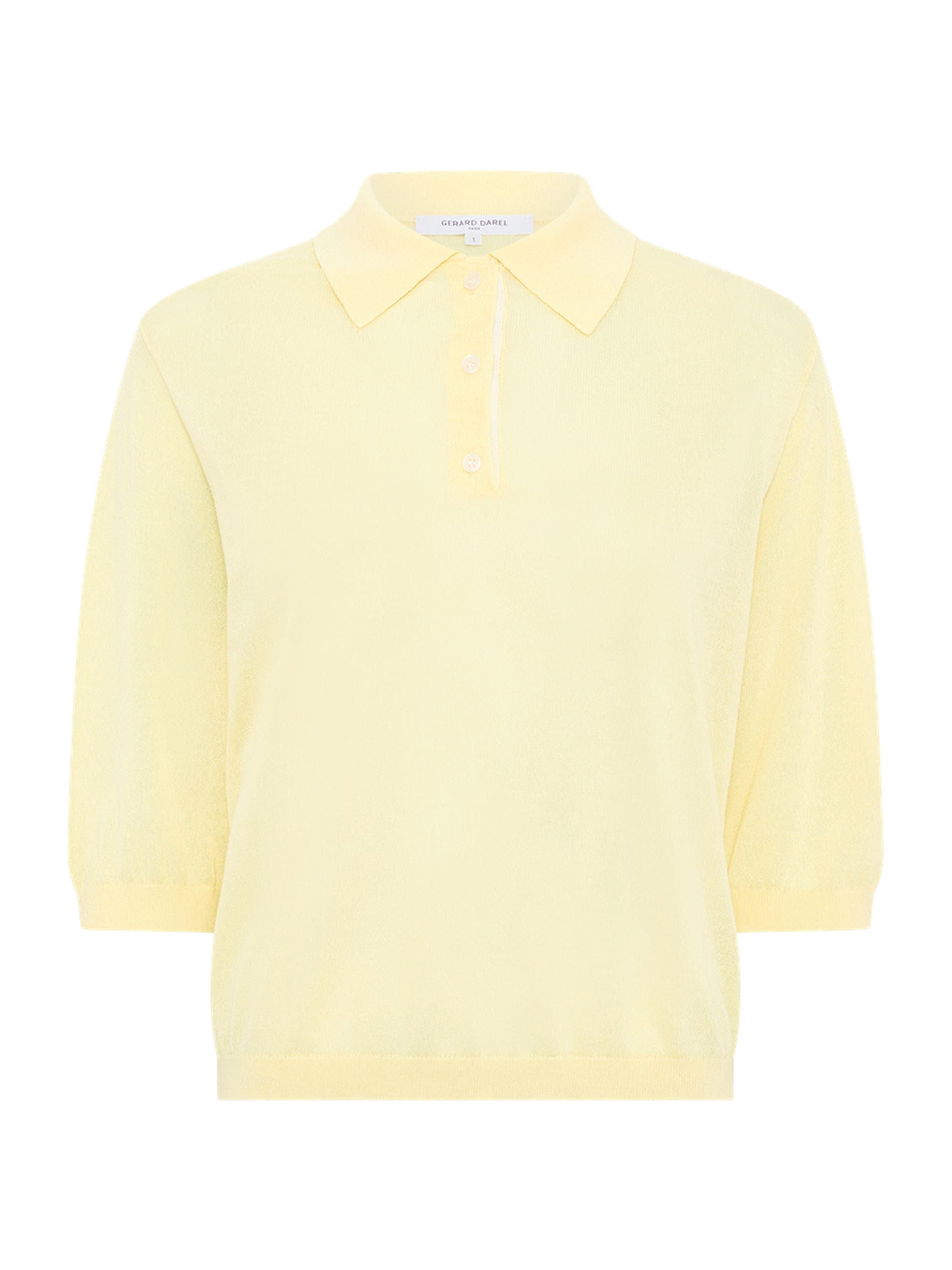 Laika Short Sleeve Knit Polo Top - image 4