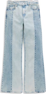 AG Saige Paneled Wide Leg Jeans