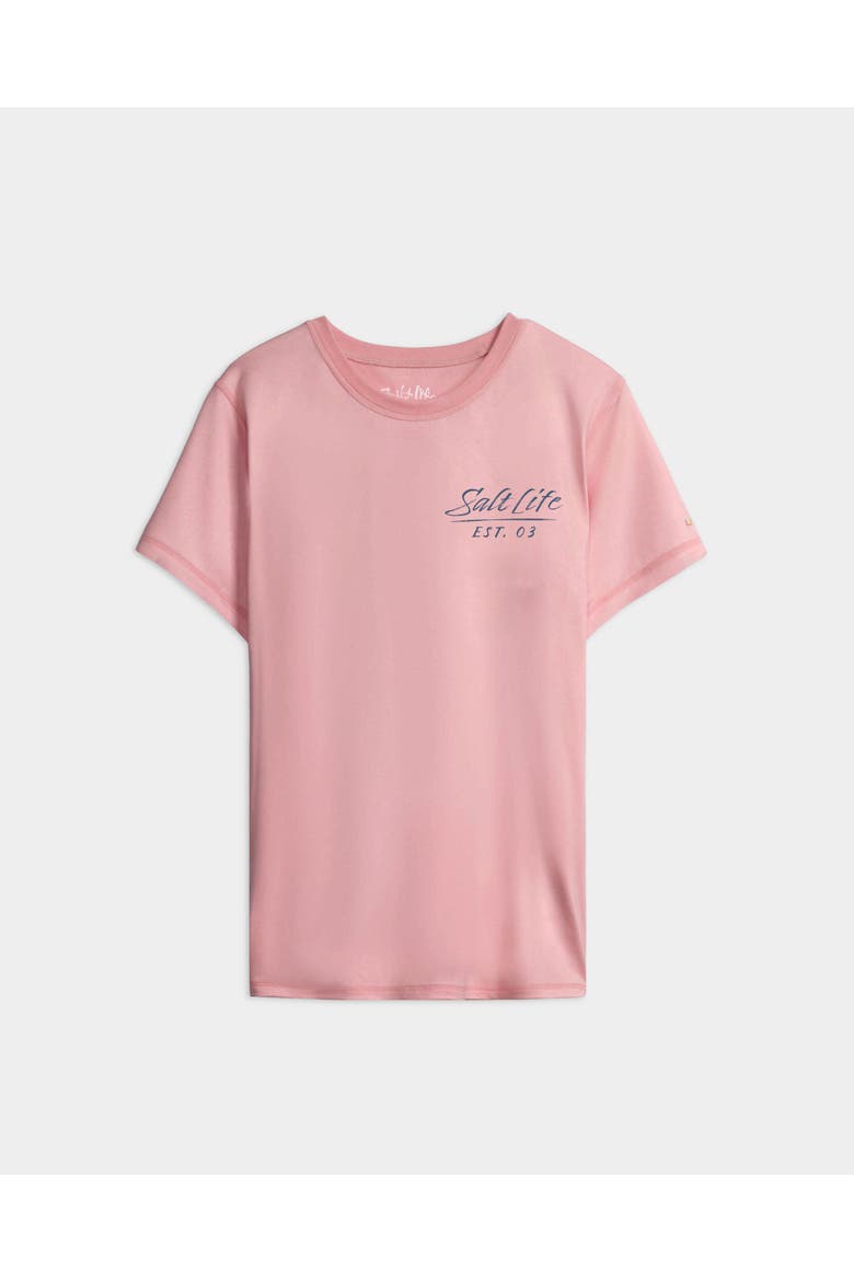 Call of the Sea Performance Short Sleeve Tee, Main, color, Rose Bud Heather