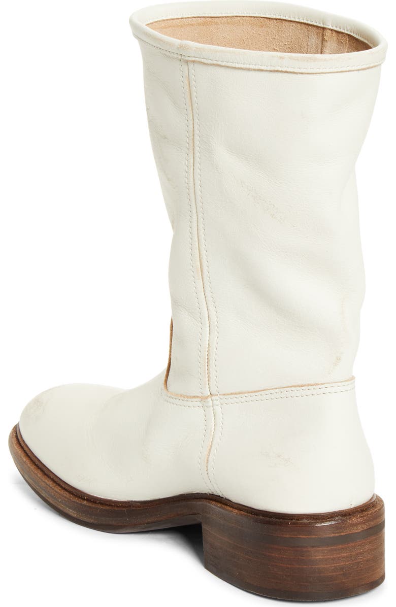 Prada Leather Boot, Alternate, color, Talco