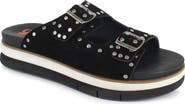 National Comfort Kynna Studded Platform Slide Sandal