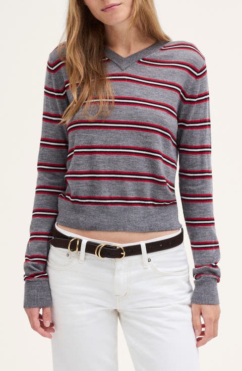 V-Neck Merino Wool Sweater