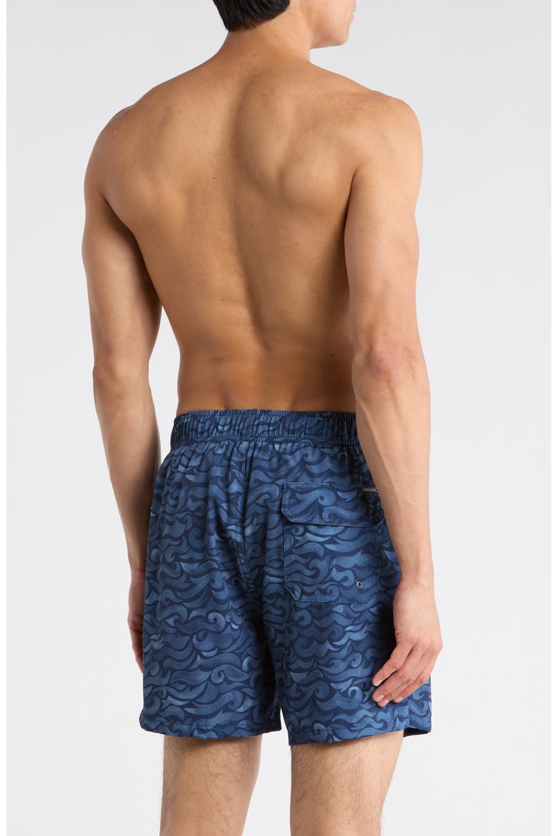 4-Way Stretch Volley Swim Trunks, Alternate, color, NAVY