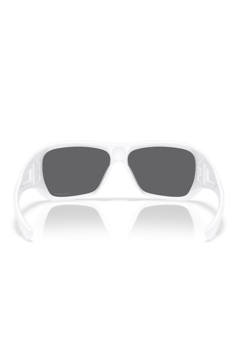 60mm Prizm™ Rectangular Sunglasses, Alternate, color, BLACK WHITE