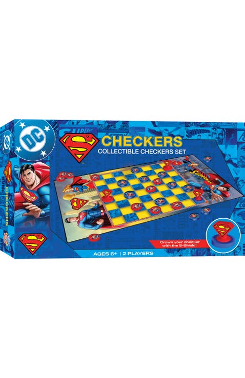Superman Checkers Board Game