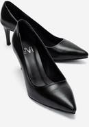 Forever & Always Shoes Clyde Leather Stiletto Pointed Toe Pump