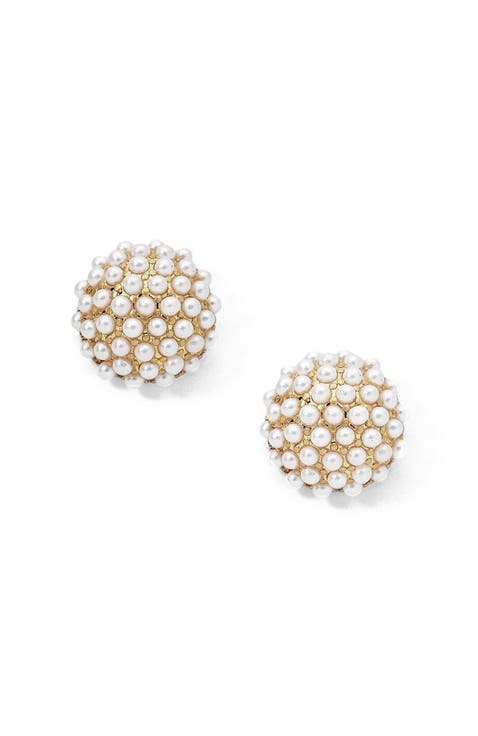 Pearl Pave Studs