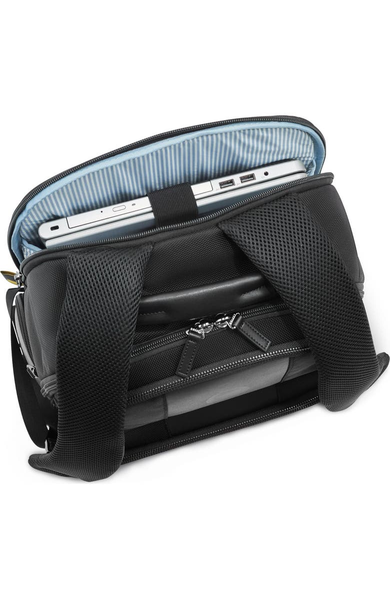 Delsey Paris Wagram Laptop Travel Backpack with 15.6" Laptop Sleeve, Alternate, color, Black