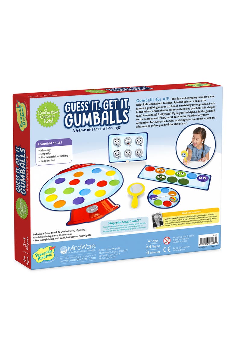 Guess It, Get It Gumballs Game, Alternate, color, MULTI