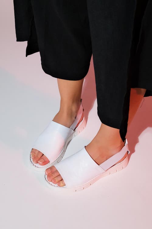 Forever & Always Shoes Londoi Elastic Strap Leather Sandal