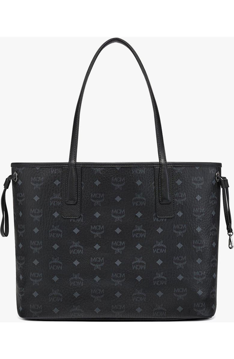 MCM Medium Liz Reversible Shopper, Alternate, color, Black