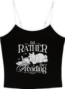 Winnie the Pooh Junior's Bear Rather Be Reading Tank Top