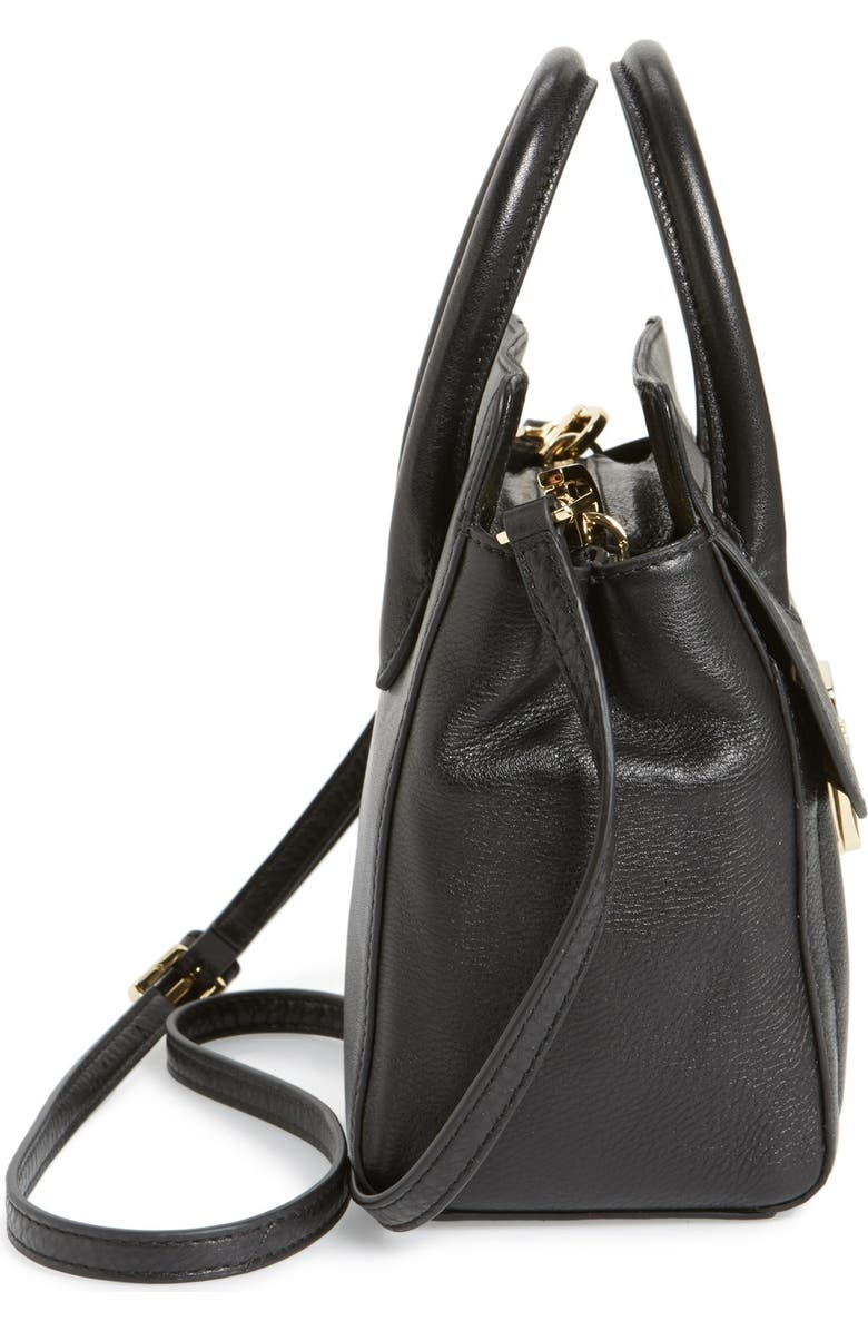 Tory Burch 'Small Clara' Leather Tote, Alternate, color,