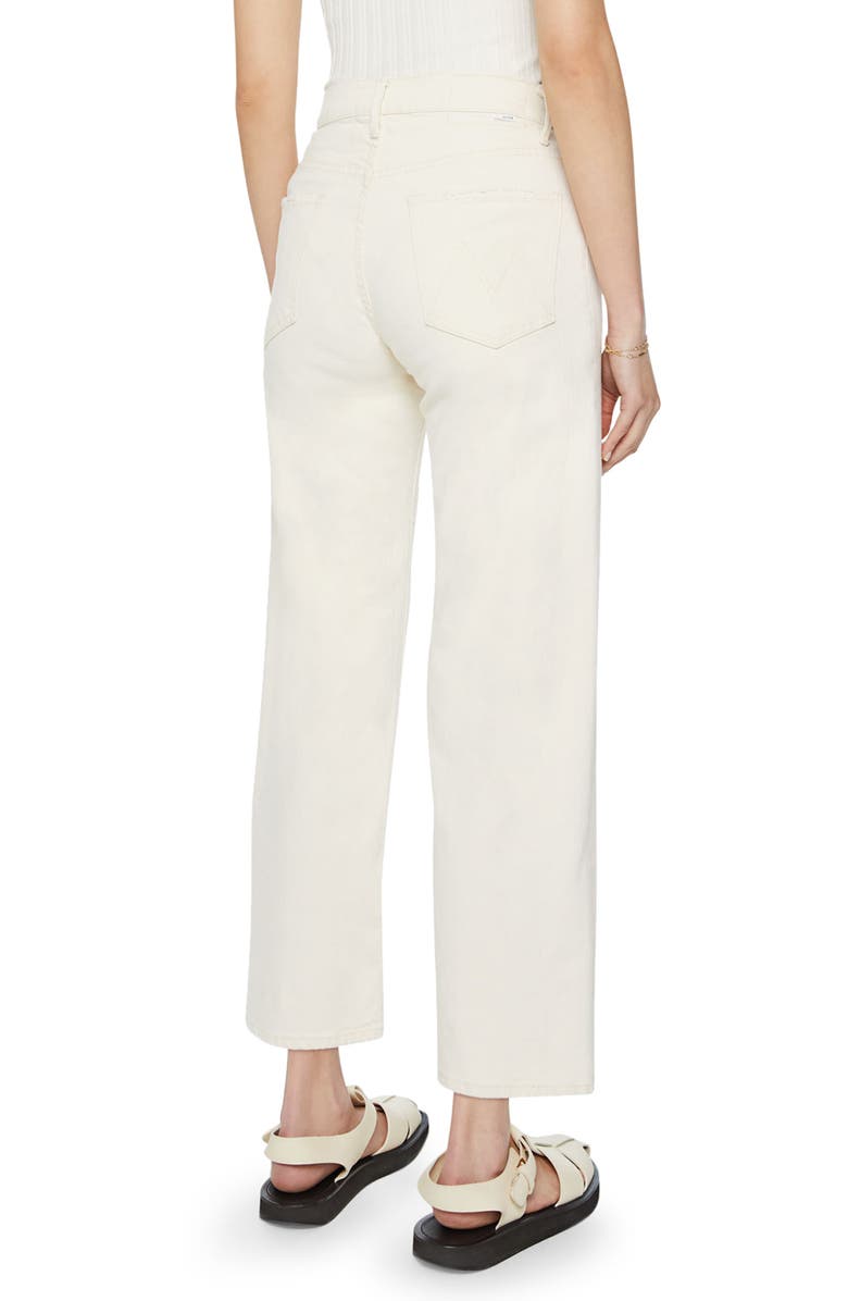 MOTHER The Dodger High Waist Wide Leg Ankle Jeans, Alternate, color, 
