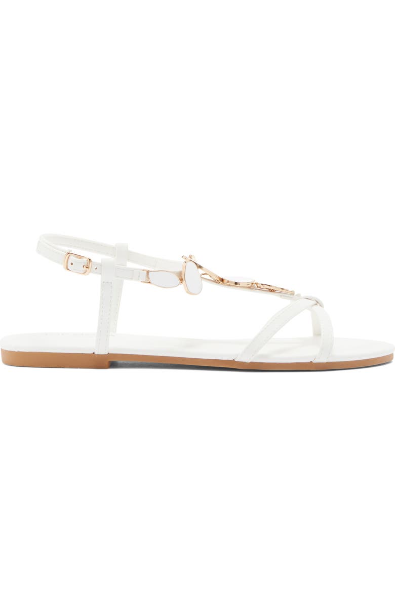 TOP MODA Verne Sandal, Alternate, color, White