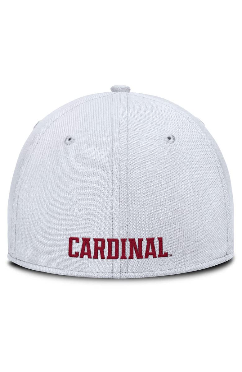 Nike Men's Nike White Stanford Cardinal 2025 On-Field Rise Performance Flex Hat, Alternate, color,