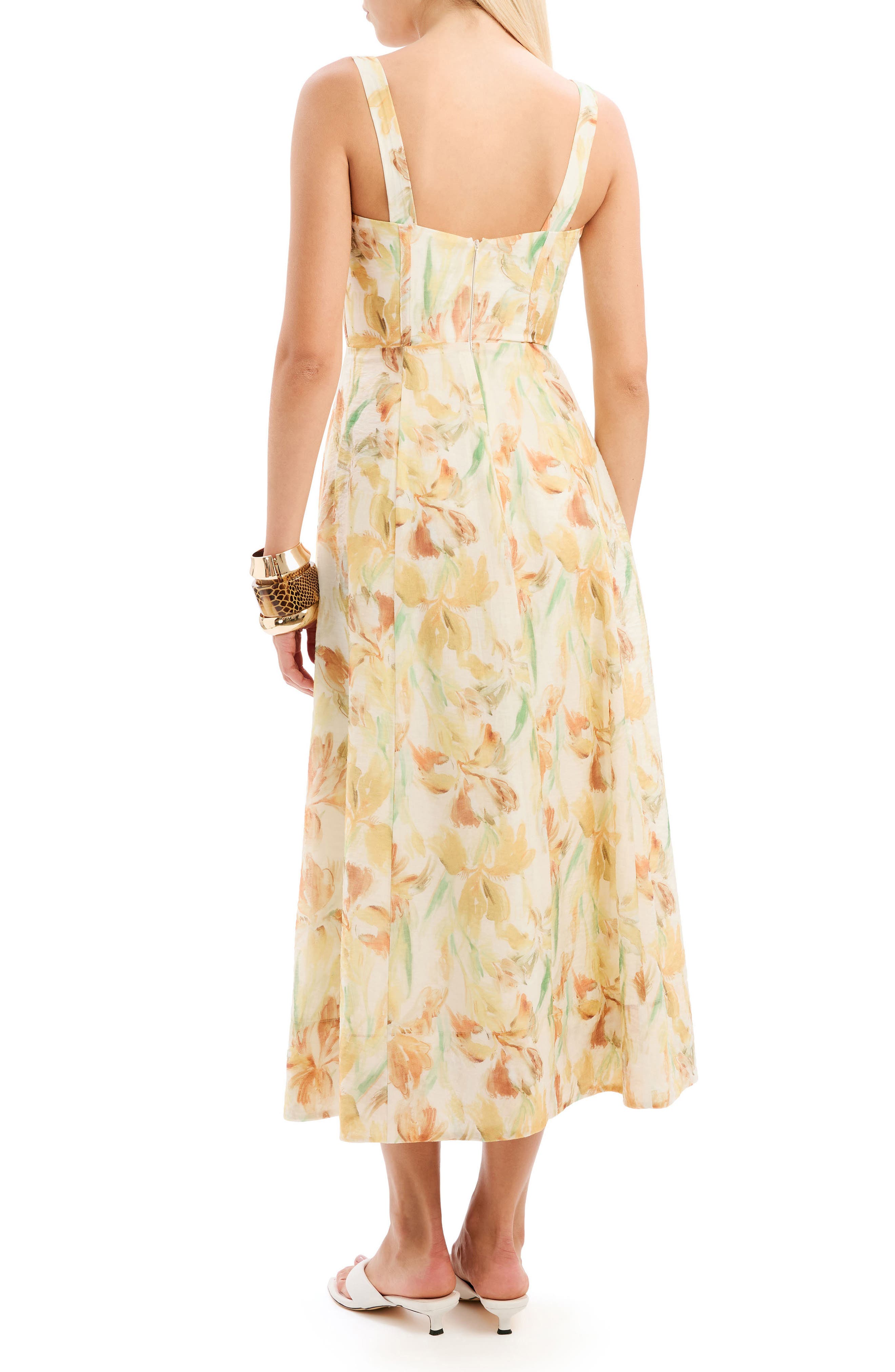 Adaline Floral Midi Dress - image 2