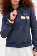 BDG Urban Outfitters Graphic Appliqué Zip Front Sweatshirt