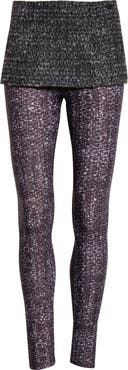 DIESEL® P-Hour Bouclé Skirt with Trompe l'Oeil Leggings