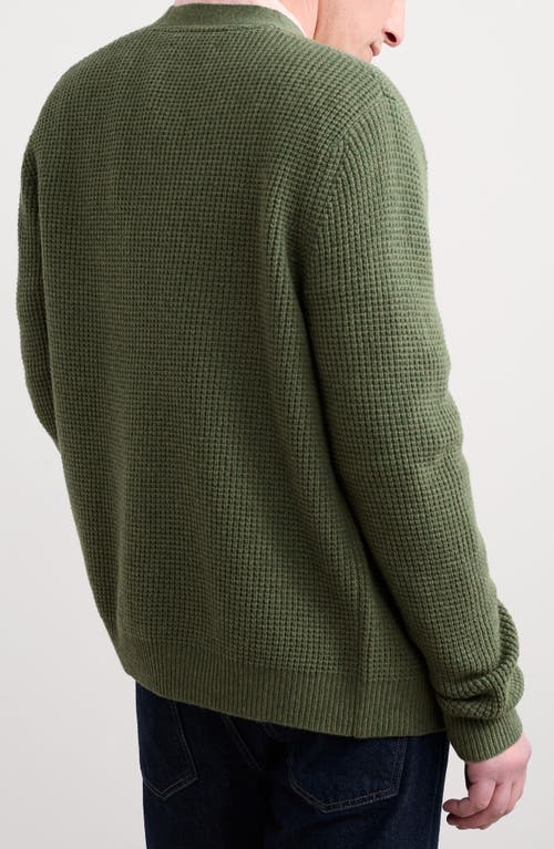 Seasalt Cornwall Scotts Quary Lambswool Blend Cardigan In Green