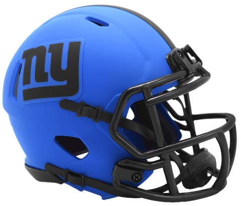 New York Giants RAVE Riddell Speed Mini NFL Football Helmet