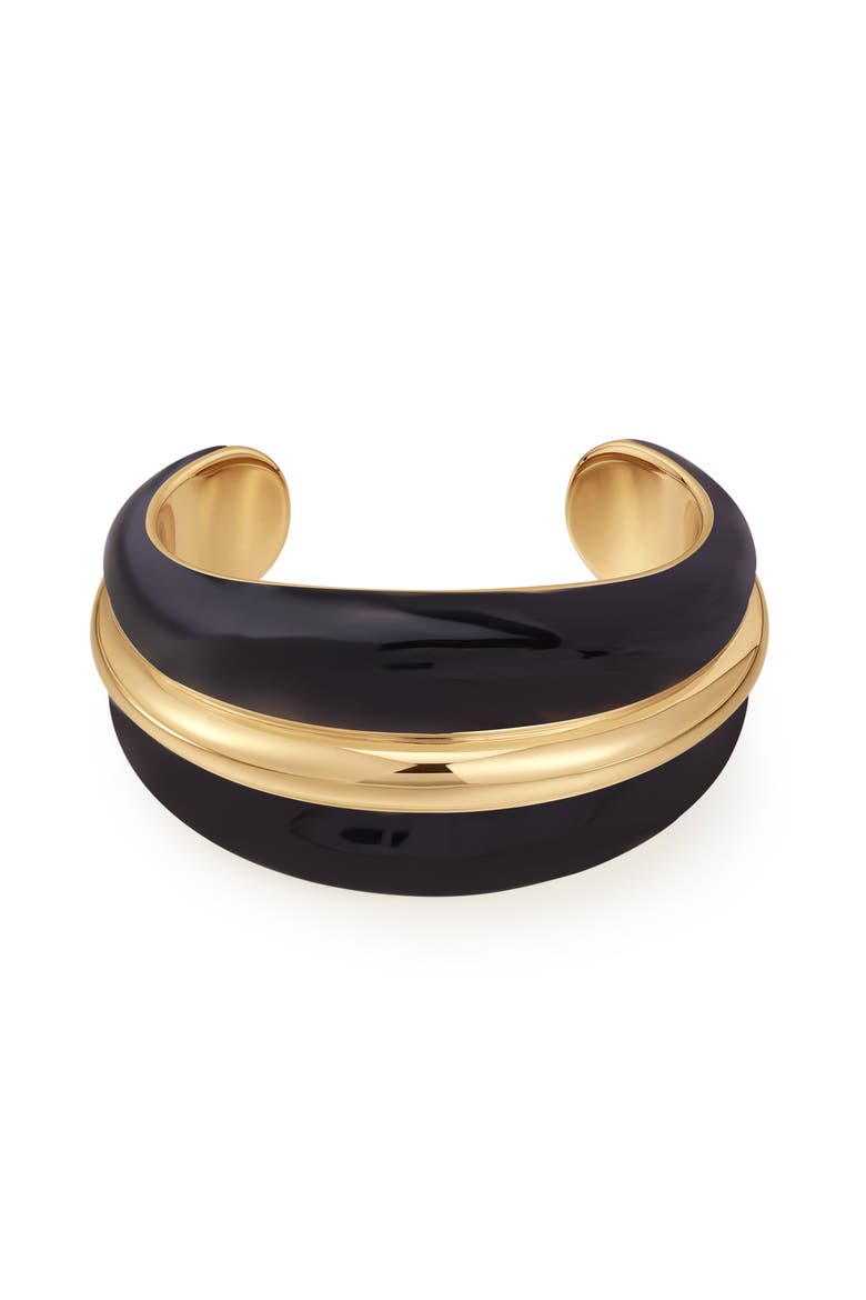 Ostuni Bangle, Main, color, Black & Gold