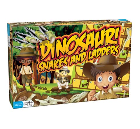 Dinosaur Snakes And Ladders A Dinosized Twist On A Classic Game