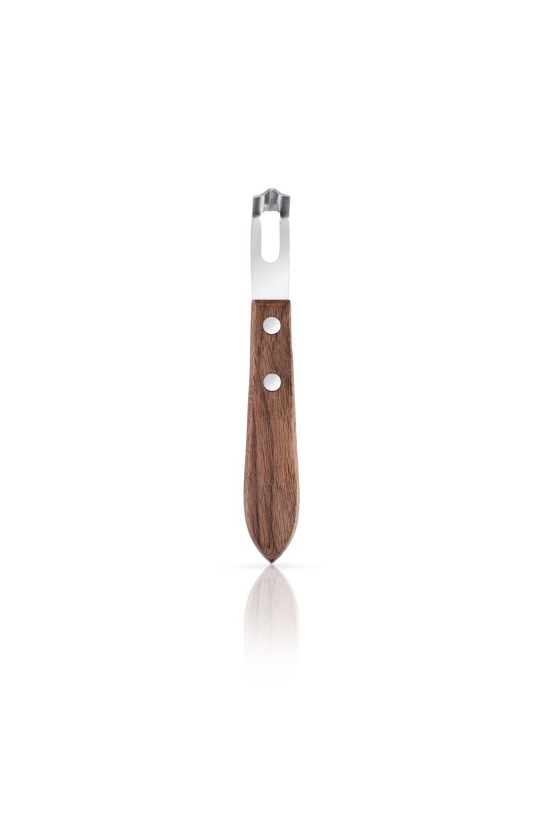 Professional Walnut Channel Knife in Stainless Steel, Main, color, Brown