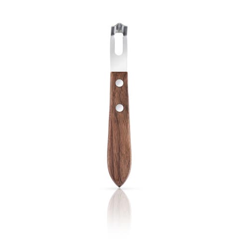 Professional Walnut Channel Knife in Stainless Steel