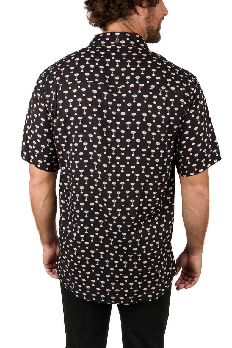 The Buzz Around Town - Short Sleeve Shirt, Alternate, color, Black