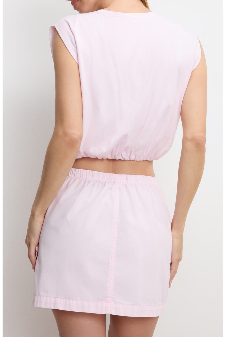 Gathered Hem Muscle Top, Alternate, color, BUBBLEGUM005