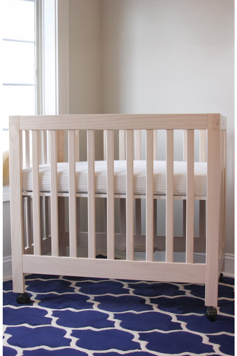 Breathable Lightweight Mini Crib Mattress, Alternate, color, WHITE