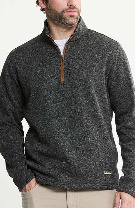 Stretch Sweater Fleece Quarter Zip Pullover