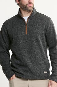 JACHS Stretch Sweater Fleece Quarter Zip Pullover