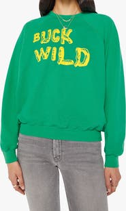 MOTHER The Biggie Concert Cotton Graphic Sweatshirt